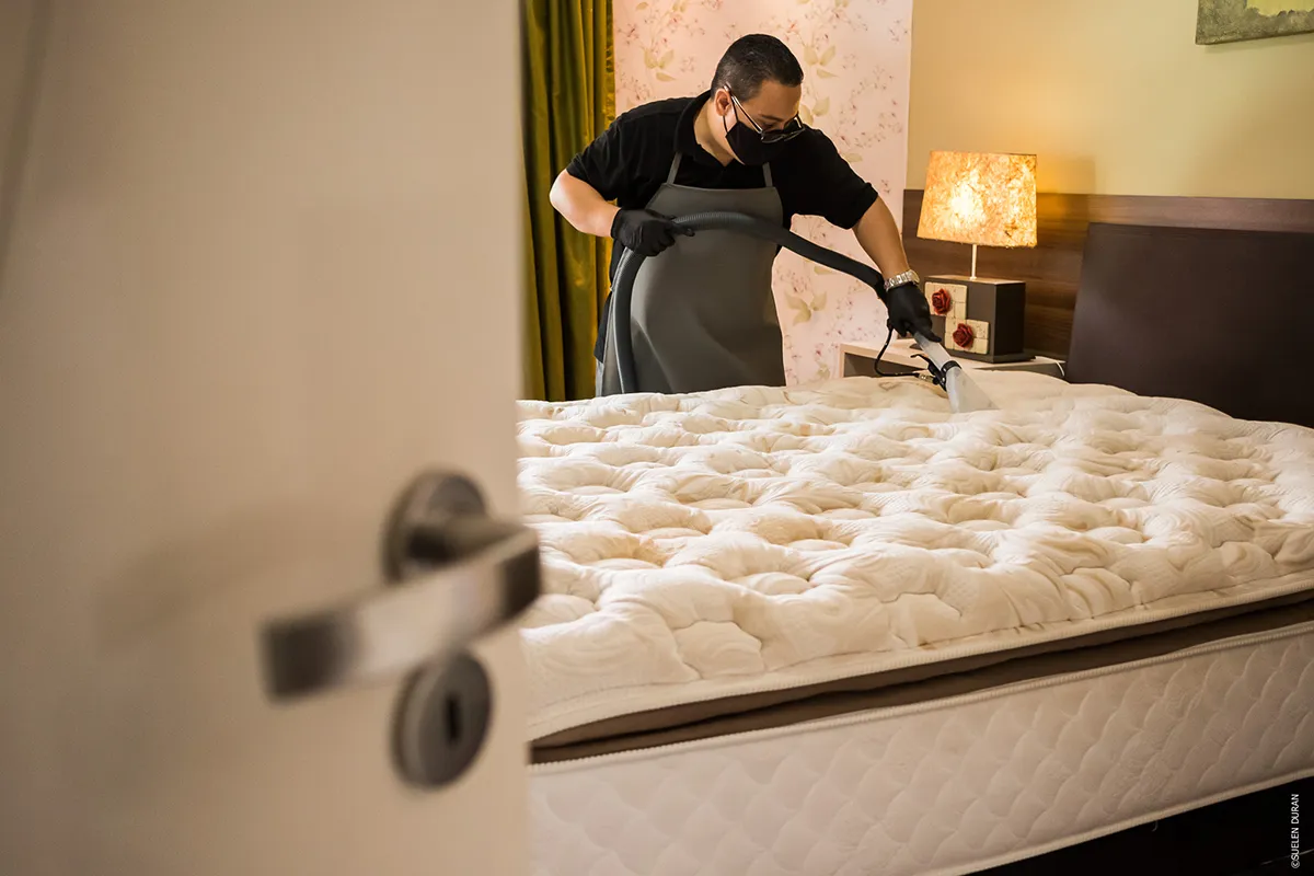 Higienização de colchão